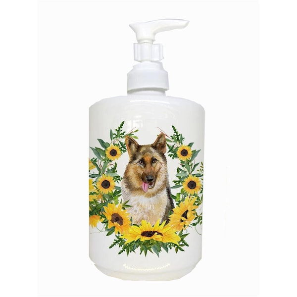 Carolines Treasures German Shepherd Ceramic Soap Dispenser CK2846SOAP - main